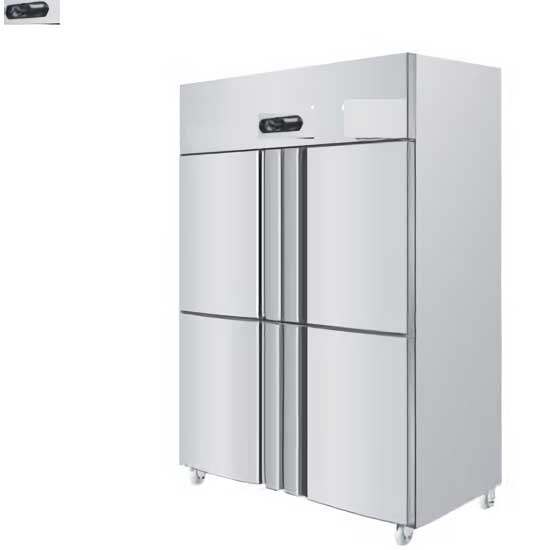 freezer 4 puertas inox